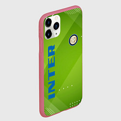 Чехол iPhone 11 Pro матовый Inter Поле, цвет: 3D-малиновый — фото 2