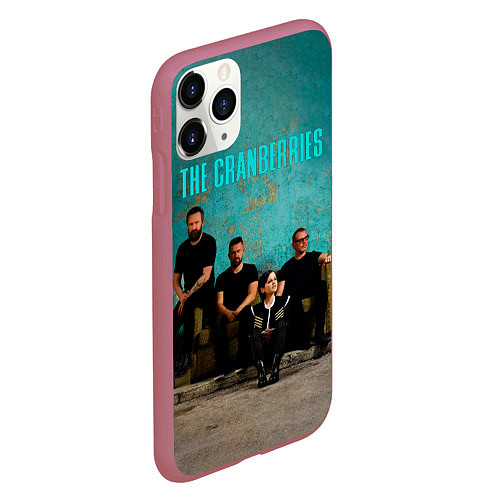 Чехол iPhone 11 Pro матовый Something Else - The Cranberries / 3D-Малиновый – фото 2