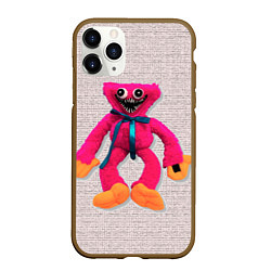 Чехол iPhone 11 Pro матовый Киси Миси объёмная игрушка - Kissy Missy