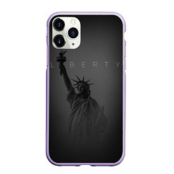 Чехол iPhone 11 Pro матовый LIBERTY - СТАТУЯ СВОБОДЫ