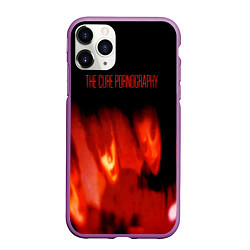 Чехол iPhone 11 Pro матовый Pornography - The Cure, цвет: 3D-фиолетовый