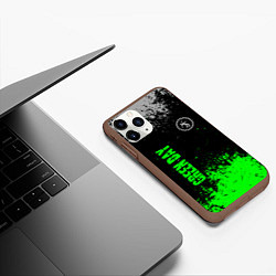 Чехол iPhone 11 Pro матовый Green day - hits, цвет: 3D-коричневый — фото 2