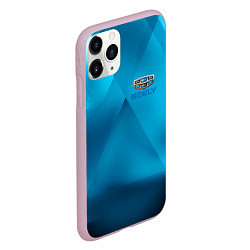 Чехол iPhone 11 Pro матовый Geely - абстракция, цвет: 3D-розовый — фото 2