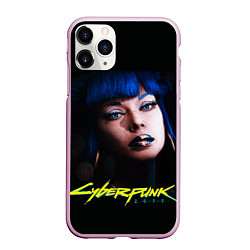 Чехол iPhone 11 Pro матовый Cyberpunk 2077 - Чери Наулин