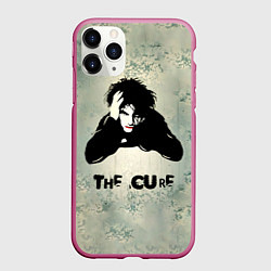 Чехол iPhone 11 Pro матовый Роберт Смит - The Cure, цвет: 3D-малиновый