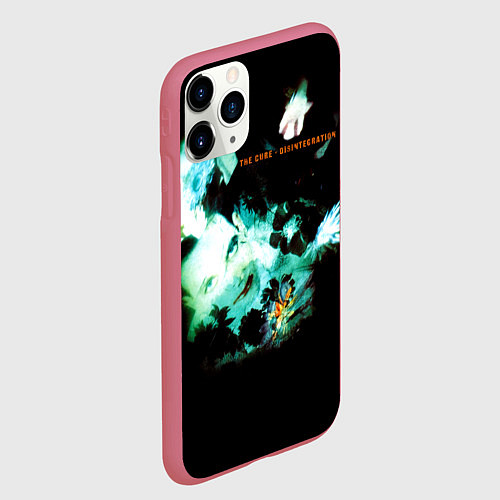 Чехол iPhone 11 Pro матовый Disintegration - The Cure / 3D-Малиновый – фото 2
