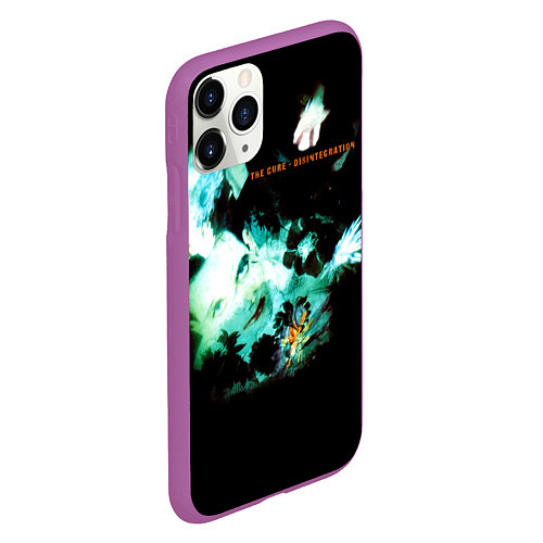 Чехол iPhone 11 Pro матовый Disintegration - The Cure / 3D-Фиолетовый – фото 2