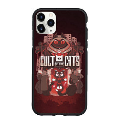 Чехол iPhone 11 Pro матовый Dark Cult Of The Cats, цвет: 3D-черный