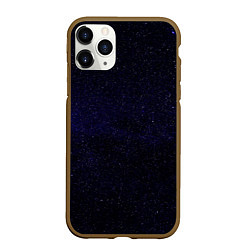 Чехол iPhone 11 Pro матовый Молчаливые космические дали, цвет: 3D-коричневый