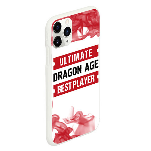 Чехол iPhone 11 Pro матовый Dragon Age: Best Player Ultimate / 3D-Белый – фото 2