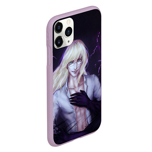Чехол iPhone 11 Pro матовый Франкенштейн - Дворянство / 3D-Сиреневый – фото 2