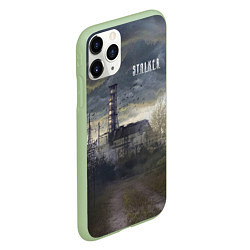 Чехол iPhone 11 Pro матовый STALKER Саркофаг, цвет: 3D-салатовый — фото 2