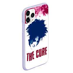 Чехол iPhone 11 Pro матовый Роберт Смит The Cure, цвет: 3D-светло-сиреневый — фото 2