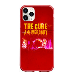 Чехол iPhone 11 Pro матовый Anniversary: 1978 - 2018 Live In Hyde Park London, цвет: 3D-красный