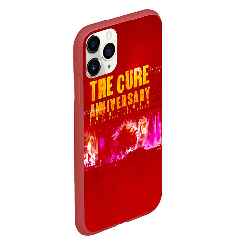 Чехол iPhone 11 Pro матовый Anniversary: 1978 - 2018 Live In Hyde Park London / 3D-Красный – фото 2