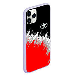 Чехол iPhone 11 Pro матовый Тойота камри - краска, цвет: 3D-светло-сиреневый — фото 2