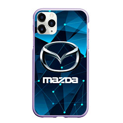 Чехол iPhone 11 Pro матовый Mazda - абстракция
