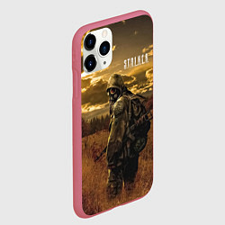 Чехол iPhone 11 Pro матовый STALKER В Поле, цвет: 3D-малиновый — фото 2