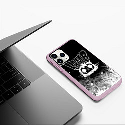 Чехол iPhone 11 Pro матовый Lamb - Cult of the lamb, цвет: 3D-розовый — фото 2