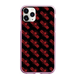 Чехол iPhone 11 Pro матовый Cult of the lamb pattern