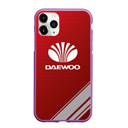 Чехол iPhone 11 Pro матовый Daewoo - sport, цвет: 3D-фиолетовый