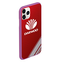 Чехол iPhone 11 Pro матовый Daewoo - sport, цвет: 3D-фиолетовый — фото 2