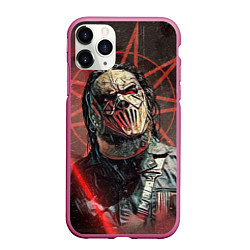 Чехол iPhone 11 Pro матовый Mick Thomson-Slipknot, цвет: 3D-малиновый