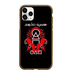 Чехол iPhone 11 Pro матовый Игра в кальмара - Squid Game