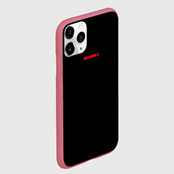 Чехол iPhone 11 Pro матовый DUSHNILA, цвет: 3D-малиновый — фото 2