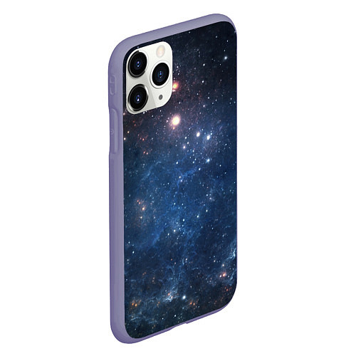 Чехол iPhone 11 Pro матовый Молчаливый космос / 3D-Серый – фото 2