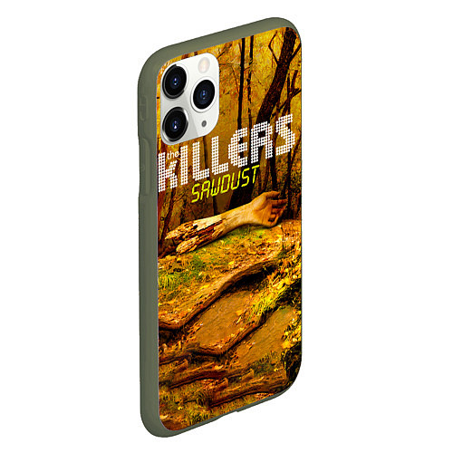 Чехол iPhone 11 Pro матовый Sawdust - The Killers / 3D-Темно-зеленый – фото 2