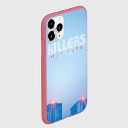 Чехол iPhone 11 Pro матовый Hot Fuss - The Killers, цвет: 3D-малиновый — фото 2