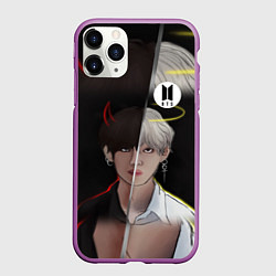 Чехол iPhone 11 Pro матовый BTS Kim Taehyung
