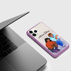 Чехол iPhone 11 Pro матовый Modern Talking : Thomas Anders and Dieter Bohlen, цвет: 3D-фиолетовый — фото 2