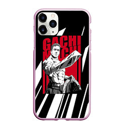 Чехол iPhone 11 Pro матовый Guchi-muchi Billy Herrington, цвет: 3D-розовый