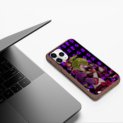 Чехол iPhone 11 Pro матовый Куки Синоби - Геншин импакт - Банда Аратаки, цвет: 3D-коричневый — фото 2