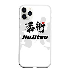 Чехол iPhone 11 Pro матовый Джиу-джитсу Jiu-jitsu, цвет: 3D-белый