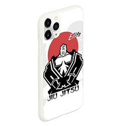 Чехол iPhone 11 Pro матовый Jiu Jitsu red sunJiu Jitsu red sun, цвет: 3D-белый — фото 2