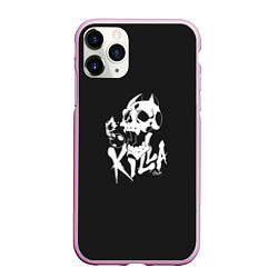 Чехол iPhone 11 Pro матовый Killer queen from JoJo, цвет: 3D-розовый