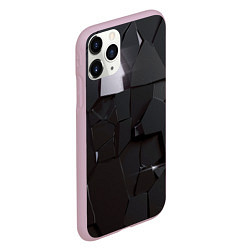 Чехол iPhone 11 Pro матовый Треснутый асфальт, цвет: 3D-розовый — фото 2