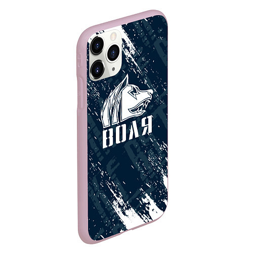 Чехол iPhone 11 Pro матовый Stalker - краска / 3D-Розовый – фото 2