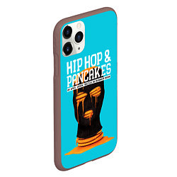 Чехол iPhone 11 Pro матовый Balaclava hip-hop and pancakes, цвет: 3D-коричневый — фото 2