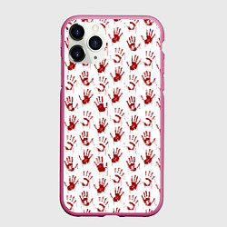 Чехол iPhone 11 Pro матовый Кровавая рука