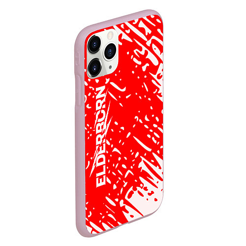Чехол iPhone 11 Pro матовый Elderborn краска / 3D-Розовый – фото 2