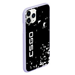 Чехол iPhone 11 Pro матовый Csgo стрелялки, цвет: 3D-светло-сиреневый — фото 2