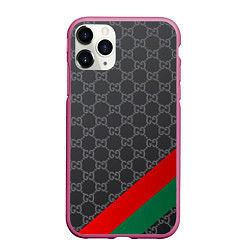 Чехол iPhone 11 Pro матовый В стиле gucci