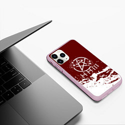 Чехол iPhone 11 Pro матовый The him - краска, цвет: 3D-розовый — фото 2