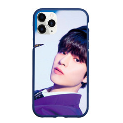 Чехол iPhone 11 Pro матовый Stray Kids 2nd World Tour Maniac Seungmin, цвет: 3D-тёмно-синий