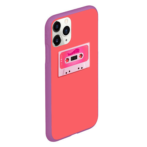 Чехол iPhone 11 Pro матовый BTS cassette / 3D-Фиолетовый – фото 2