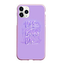 Чехол iPhone 11 Pro матовый BTS live goes on, цвет: 3D-розовый